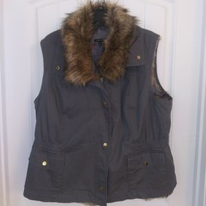 Winter Vest with Fur Vest Liner